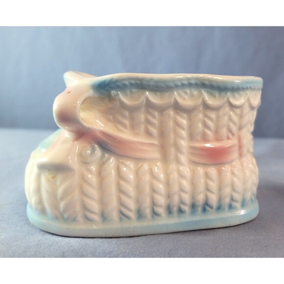 Japan Baby Shoe Nursery Newborn Bootie Vintage 1960s Nursery Decor - Picture 4 of 7